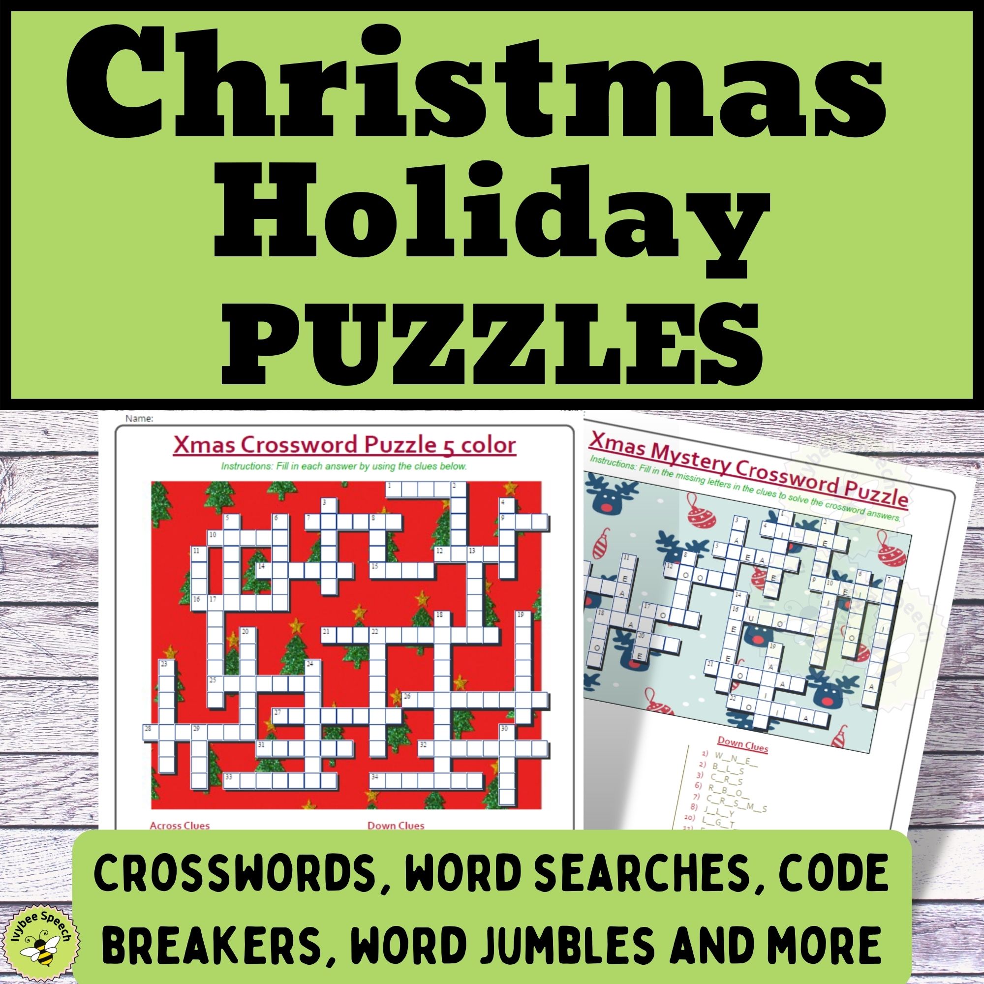 Christmas Holiday Puzzles Crosswords Codebreakers Jumbles Word Searches And More Christmas Holiday Puzzles Crosswords Codebreakers Jumbles Word Searches And More