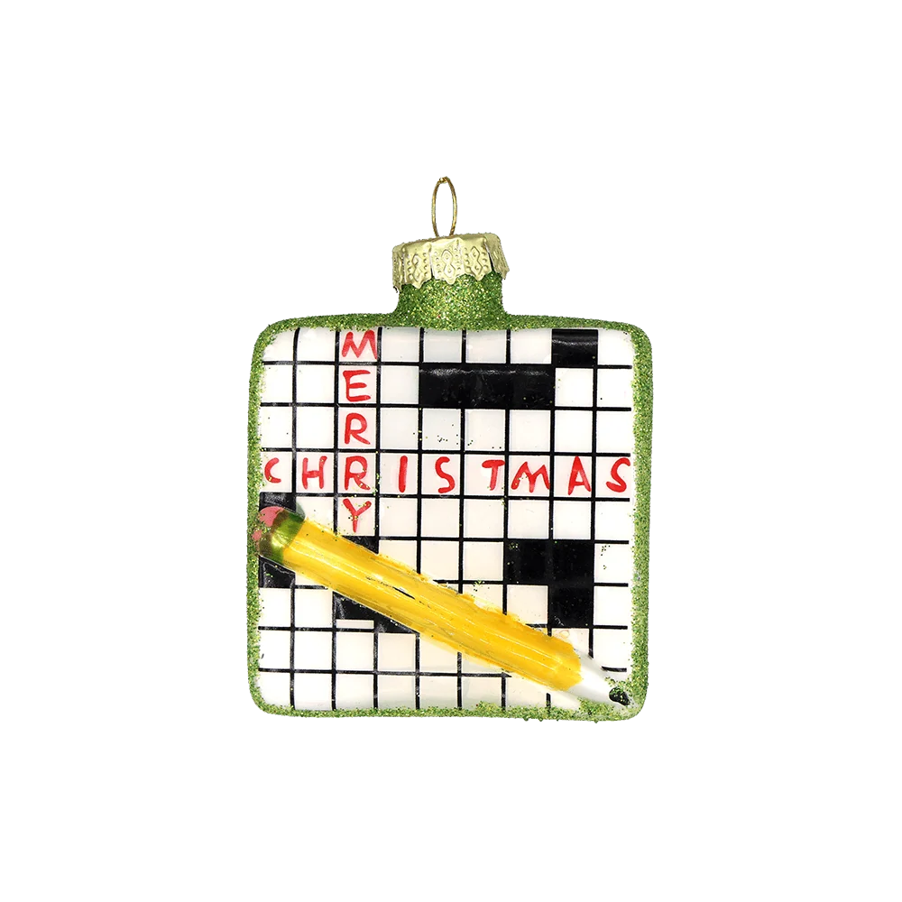 Crossword Ornament