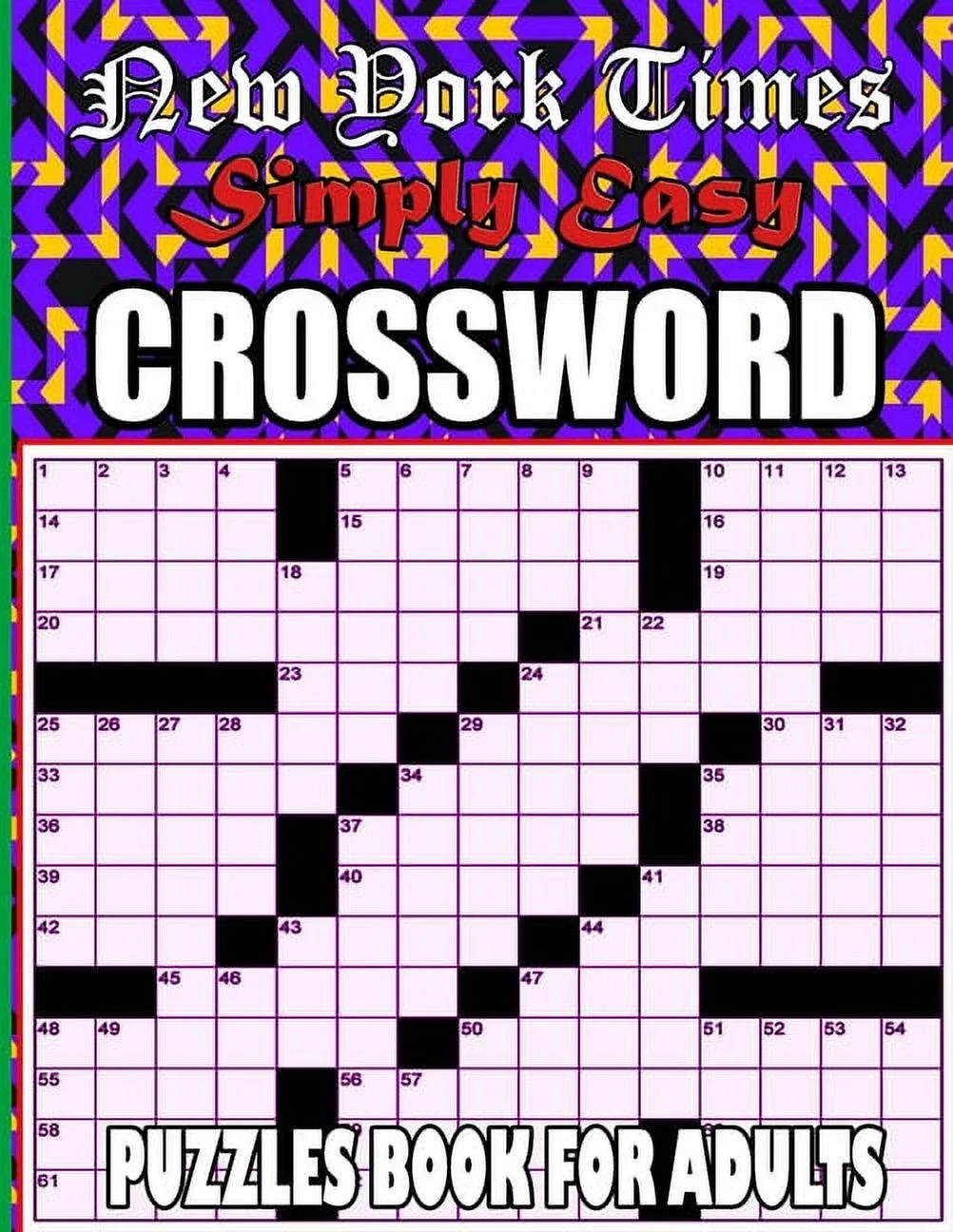 Crossword Puzzle Easy Daily Commuter Crossword Puzzle Book Puzzle Books Adults Large Print Puzzles Easy Medium Hard Hard Difficulty Brain Games Every 9781677948222