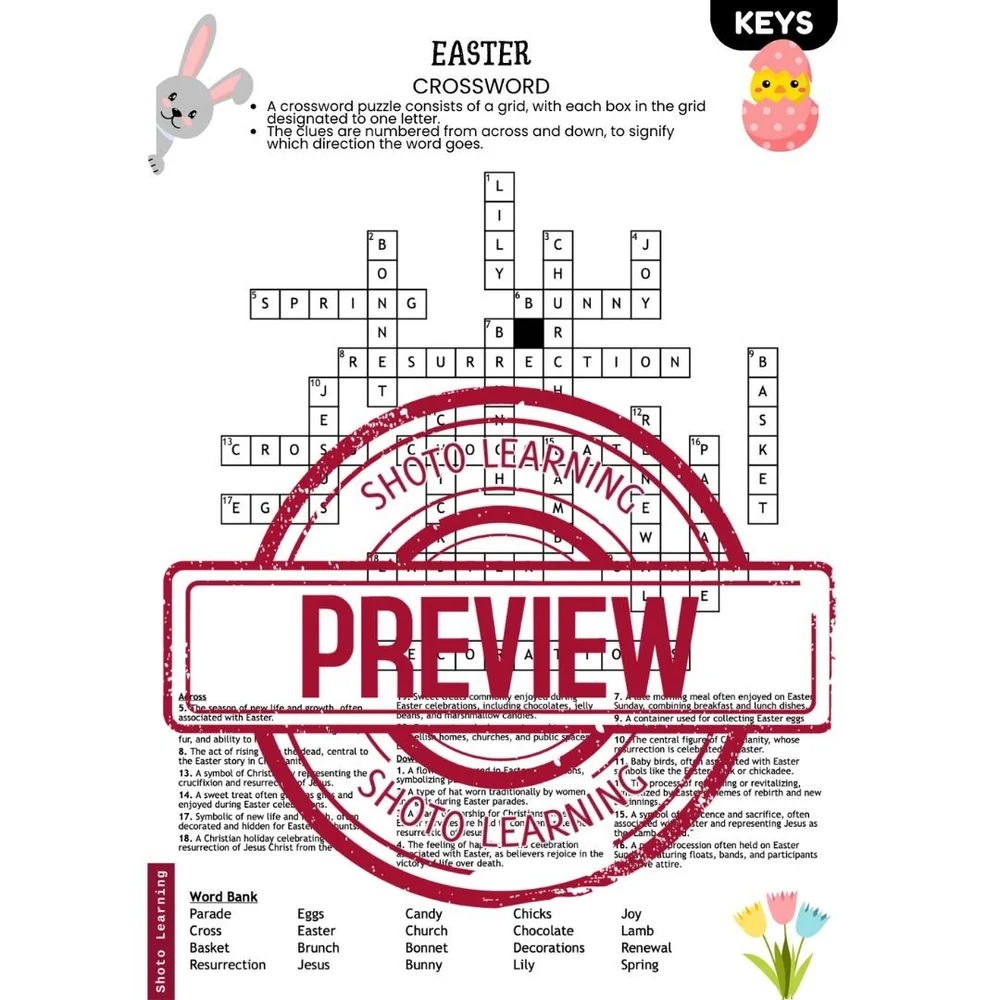 Easter Crossword