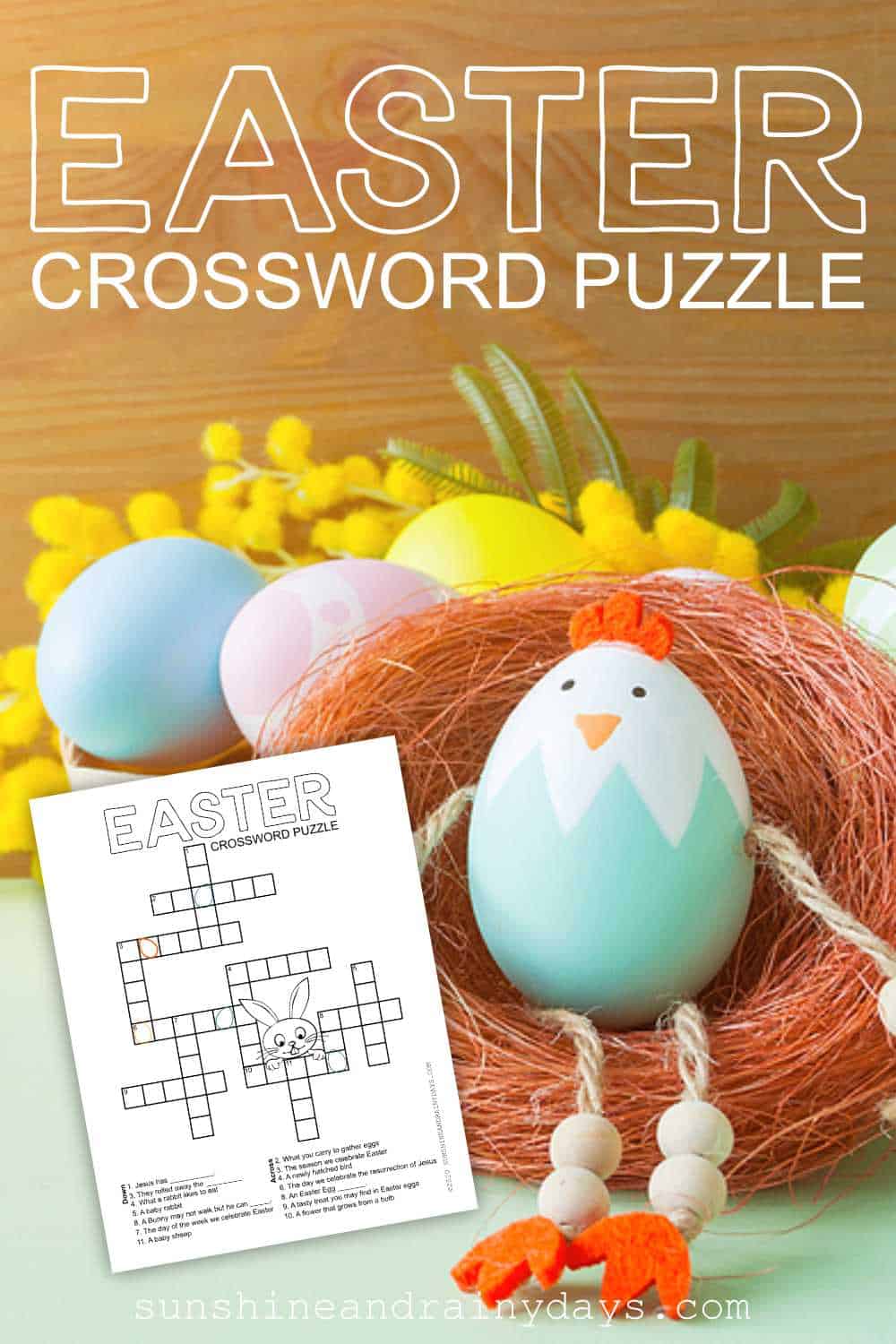 easter egg supply crossword puzzles