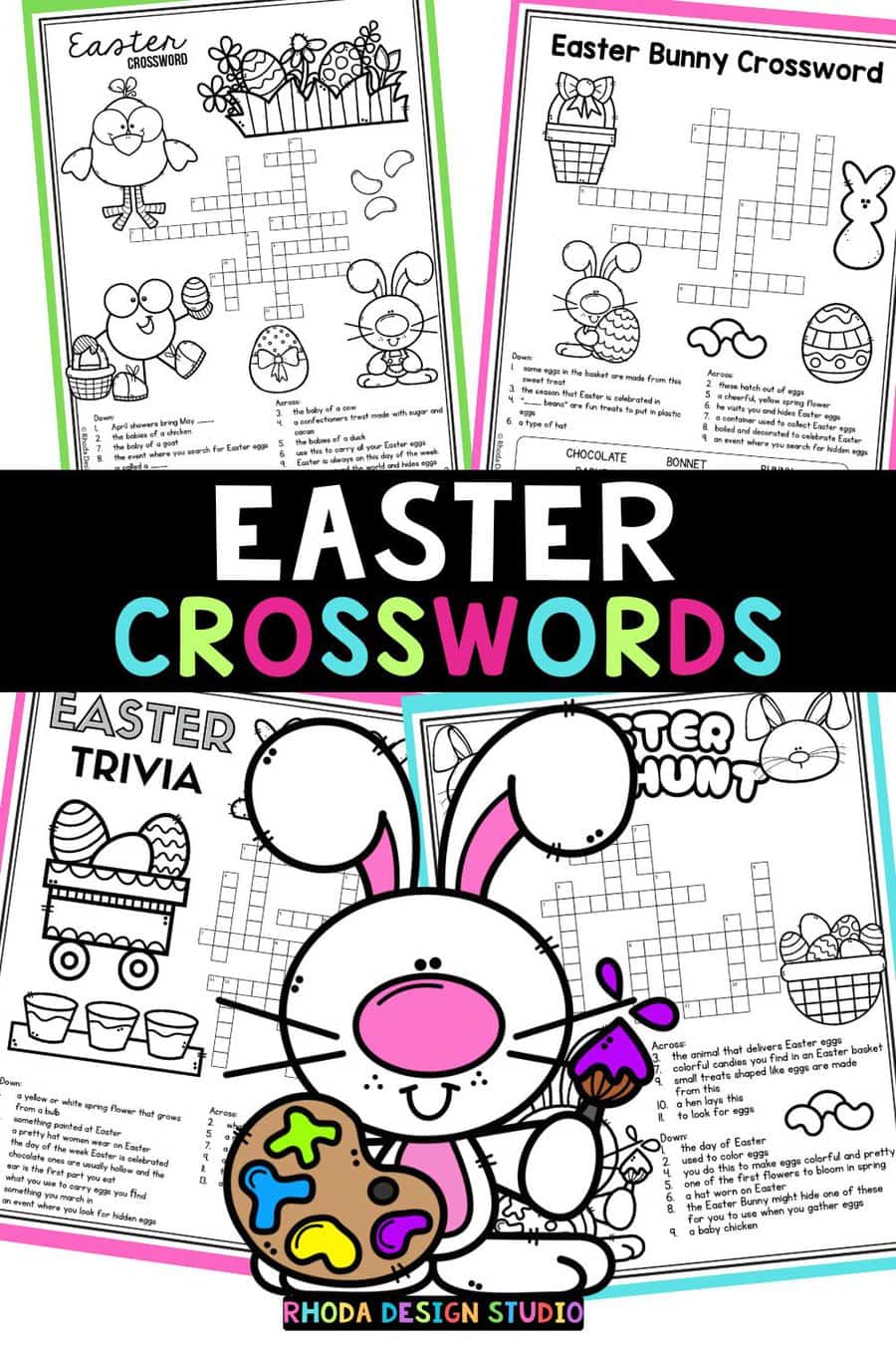 easter bunny crossword puzzles easter bunny crossword puzzles