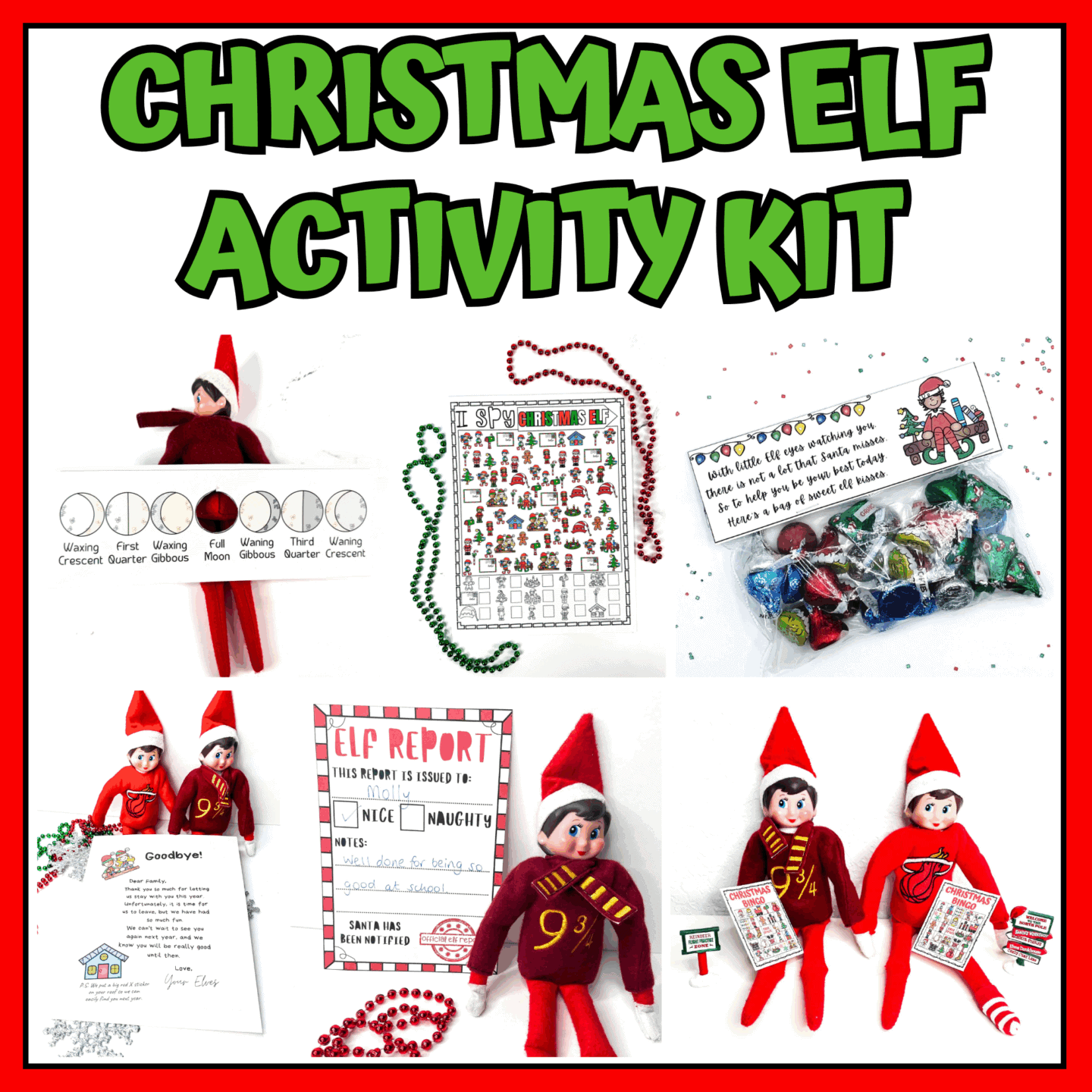 Elf Crossword Printable