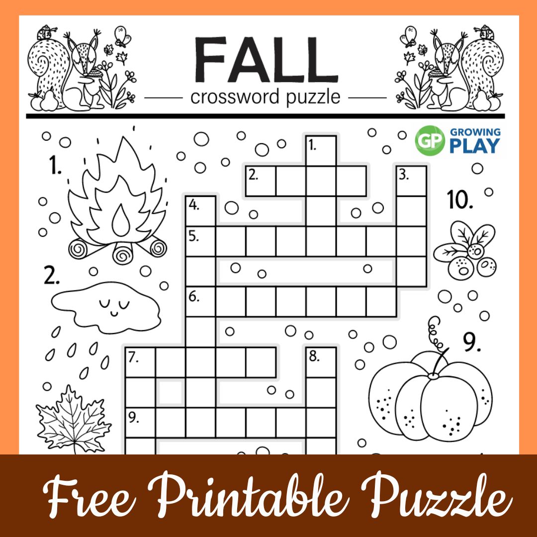 Fall Crossword Puzzle 2