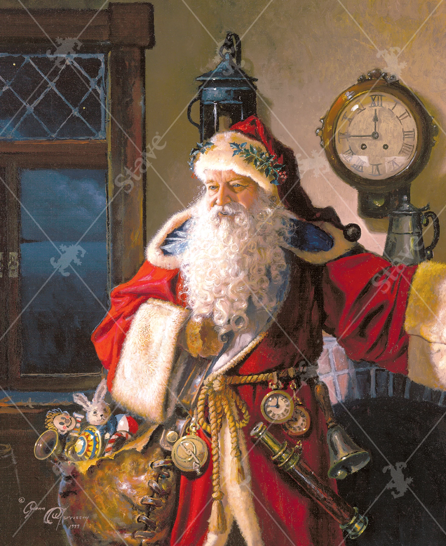 father christmas crossword clue