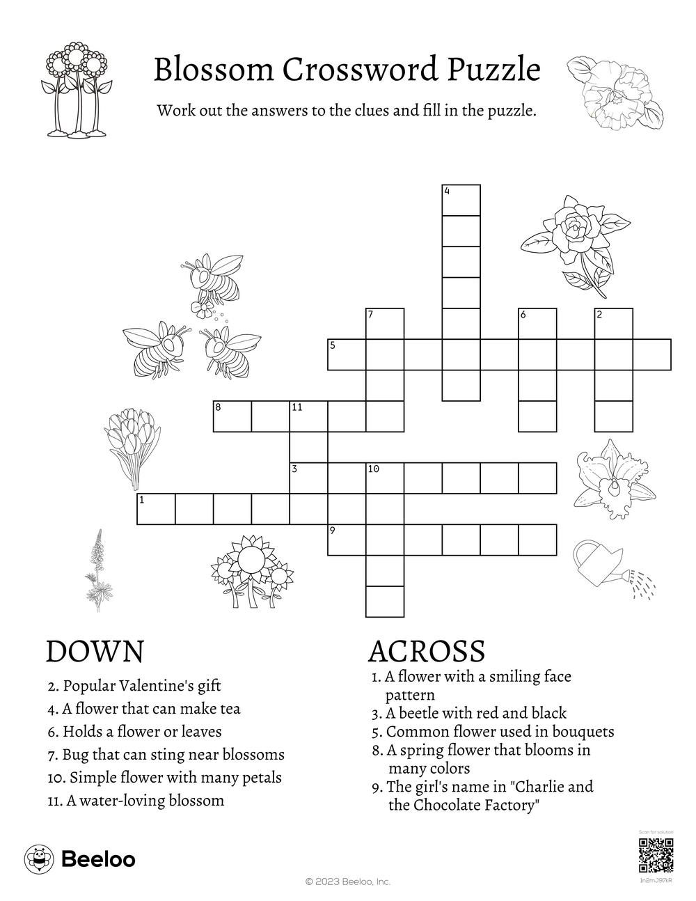 Flower Crossword