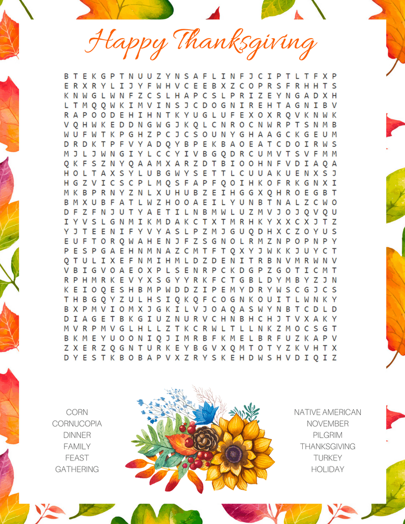 daily dish magazine thanksgiving puzzles answers