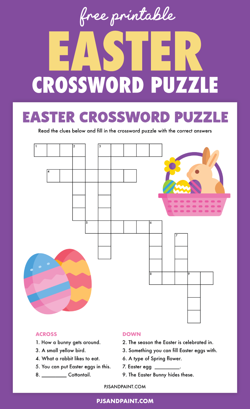 Free Printable Easter Crossword Puzzle