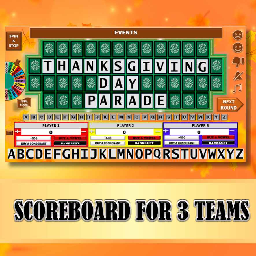 Funny Thanksgiving Family Game