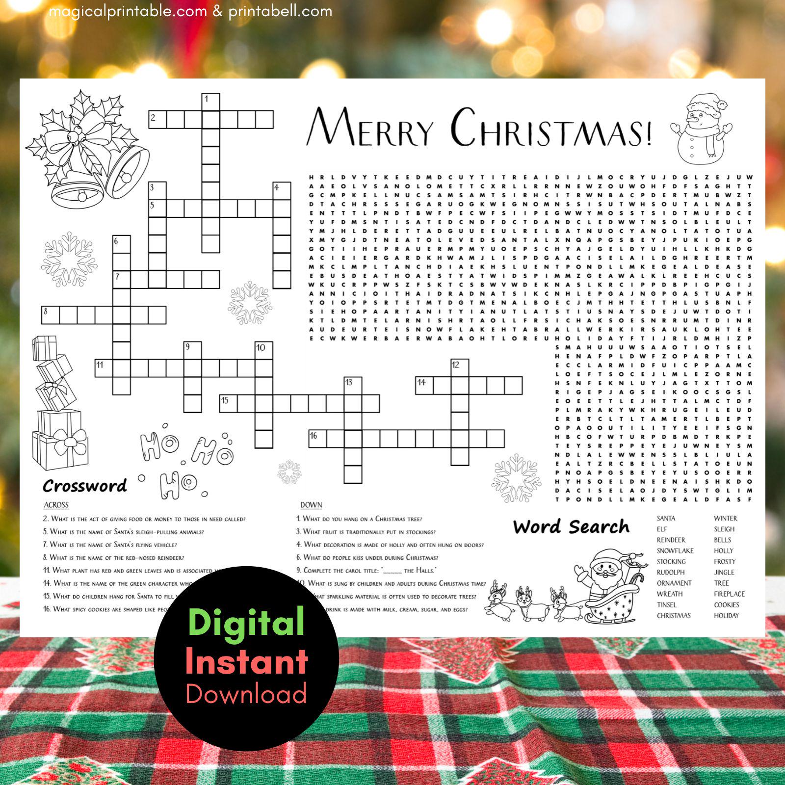 christmas tree often crossword