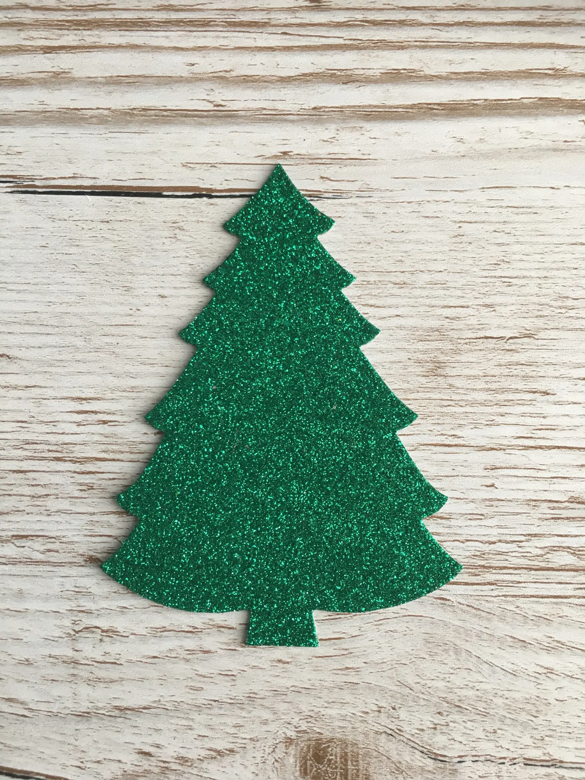 Glitter Christmas Tree Glitter Cardstock