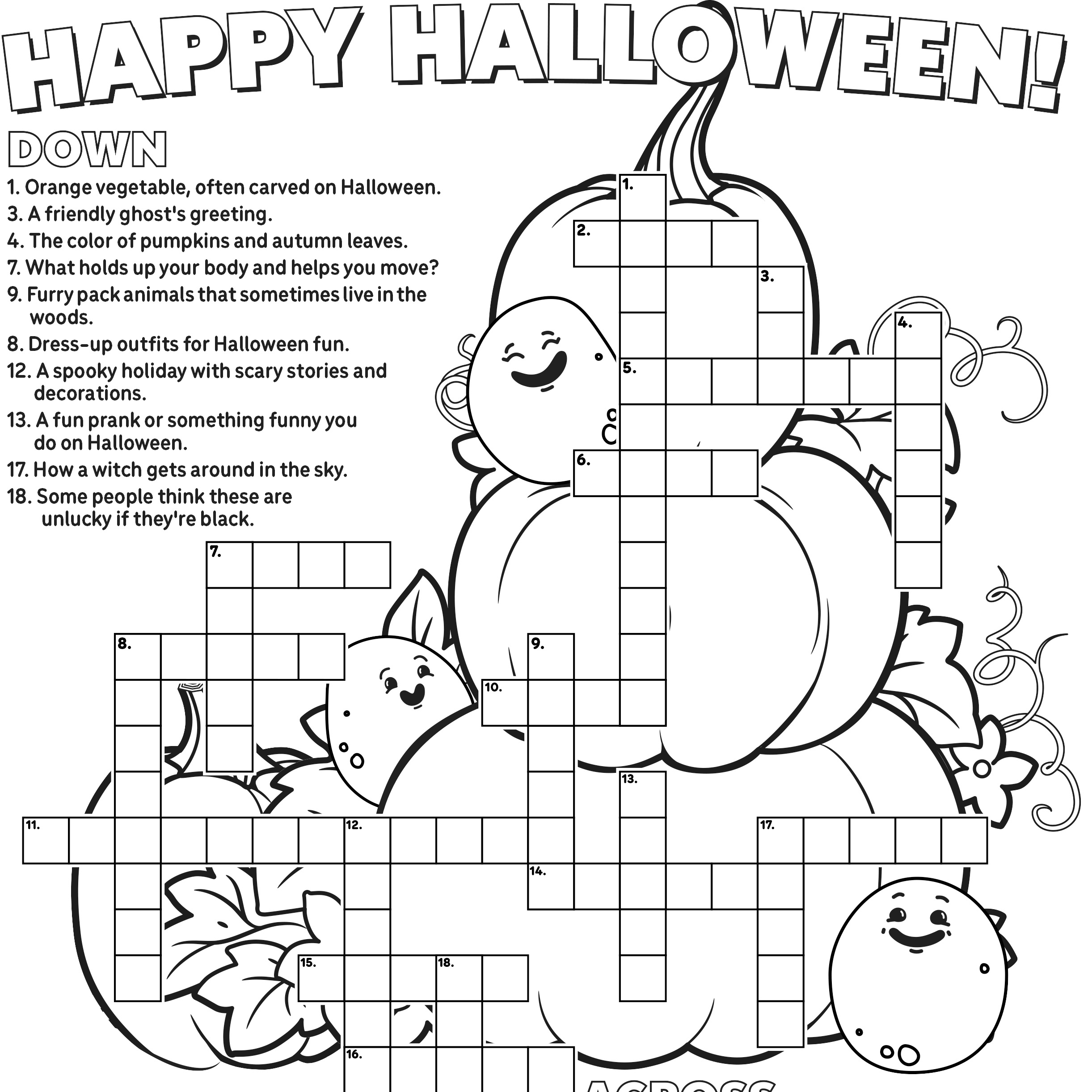 Halloween Crossword