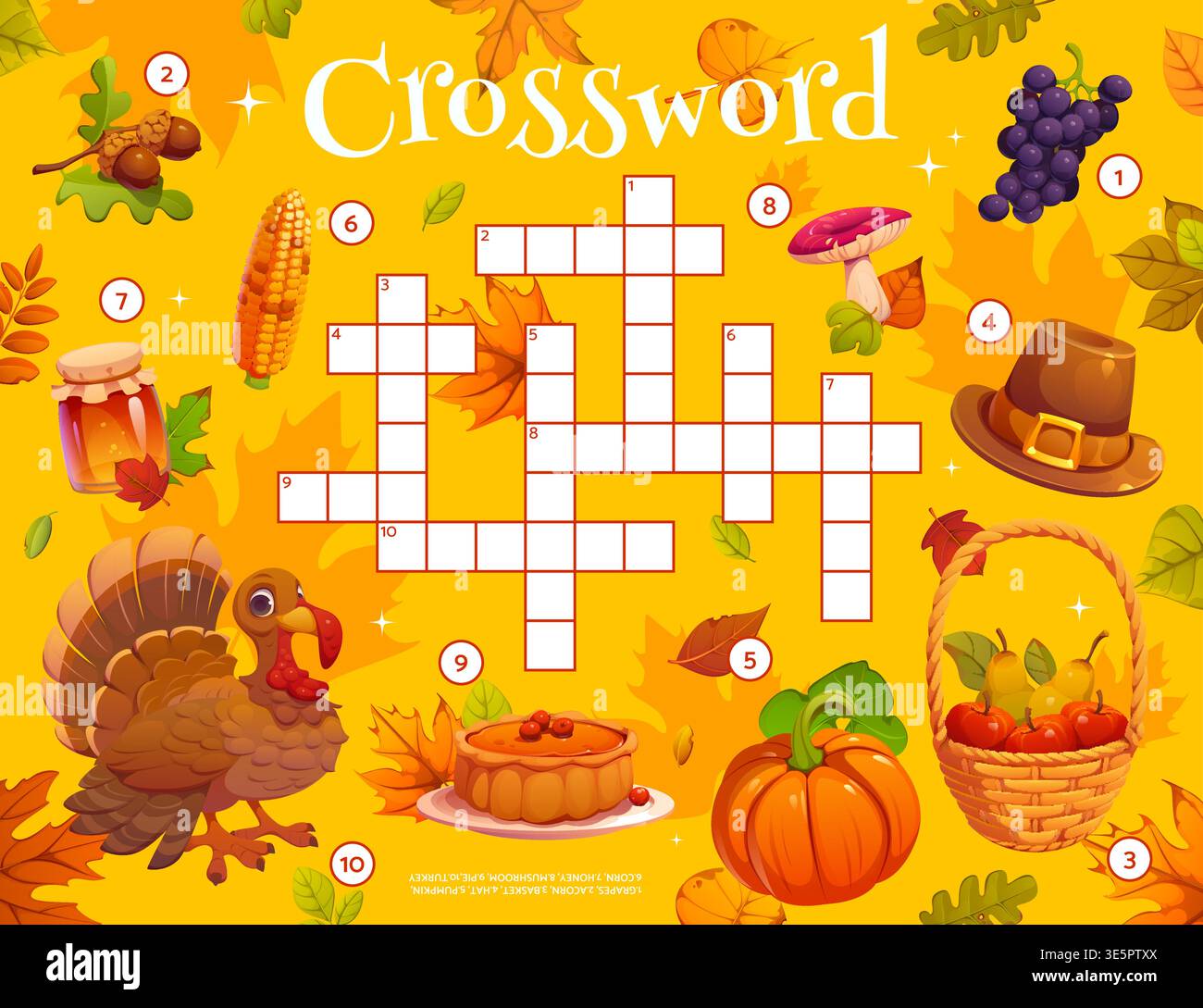 happy thanksgiving crossword puzzles