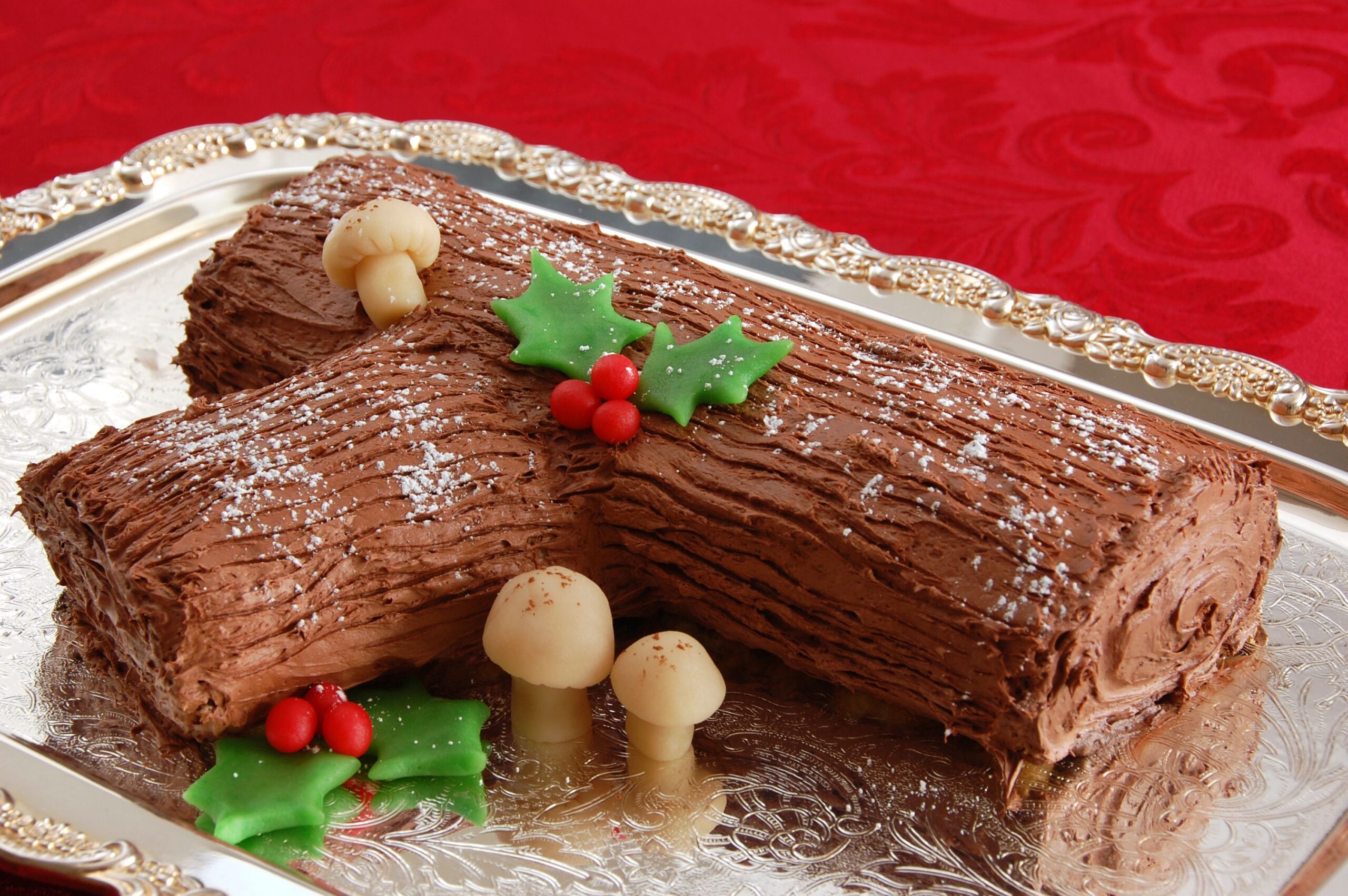 Irish Christmas Yule Log Dessert Recipe