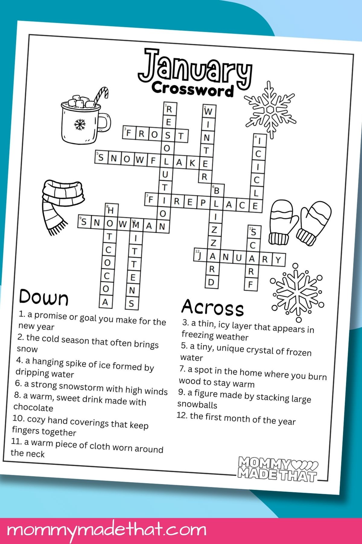 January Crossword Puzzle