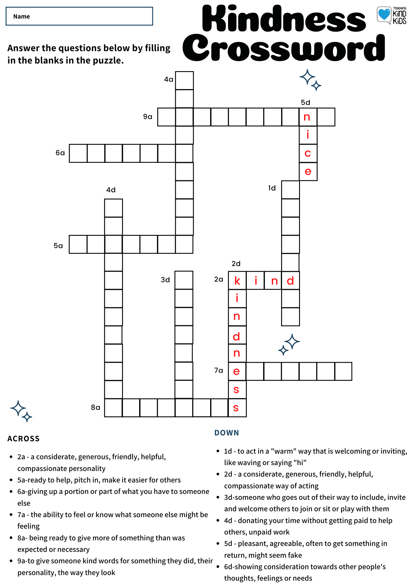 vocabulary crossword puzzles printable