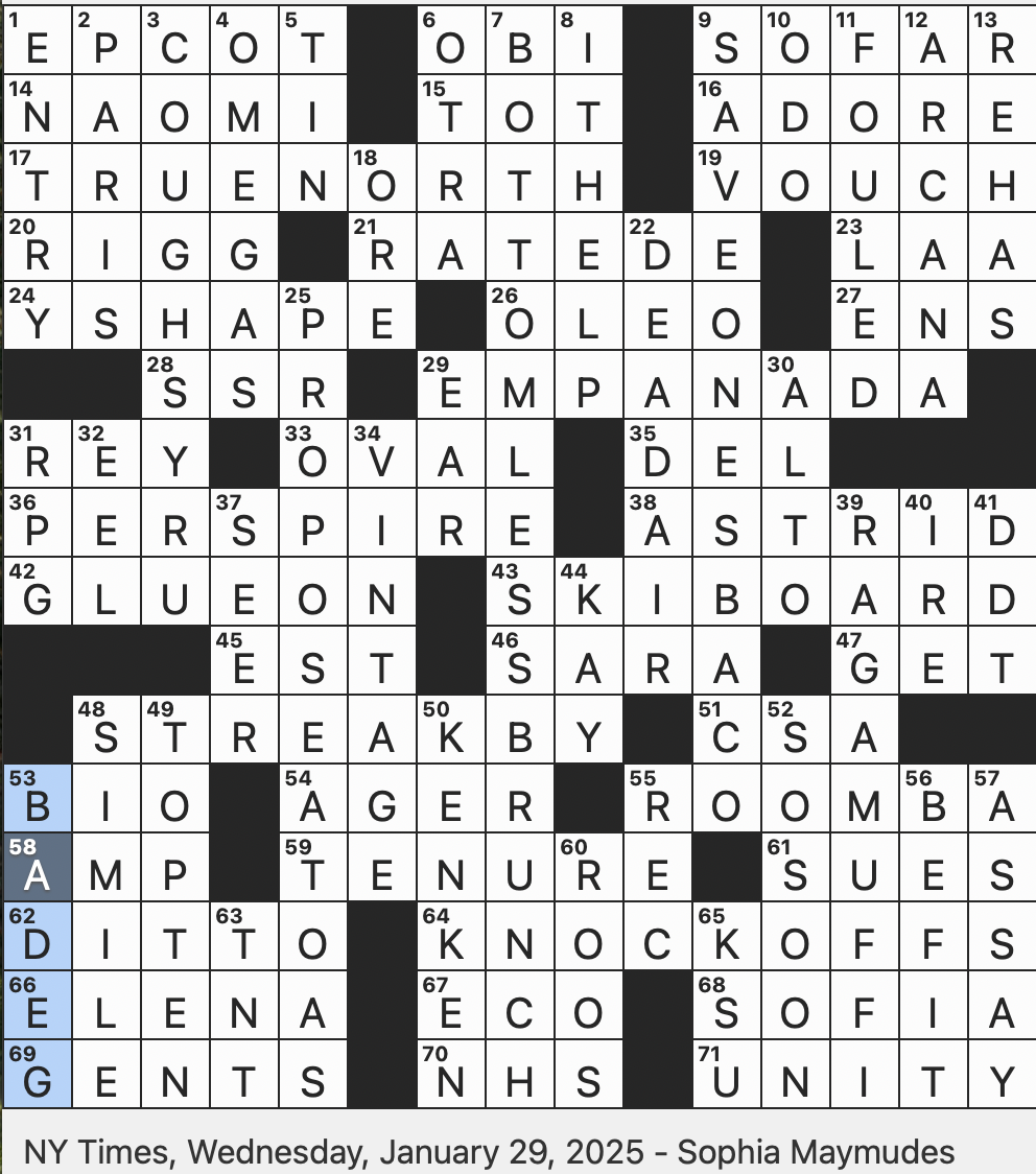 one of a christmas trio crossword