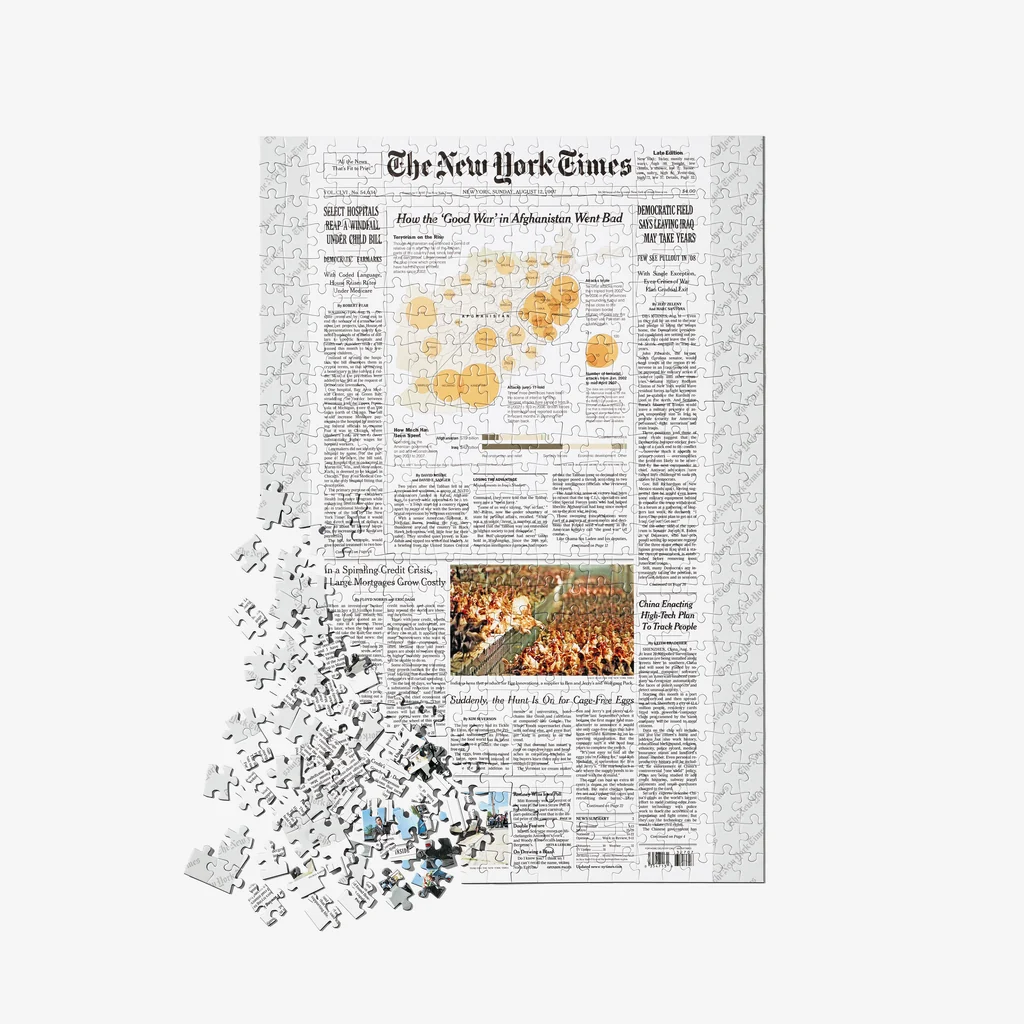 New York Times Front Page Jigsaw