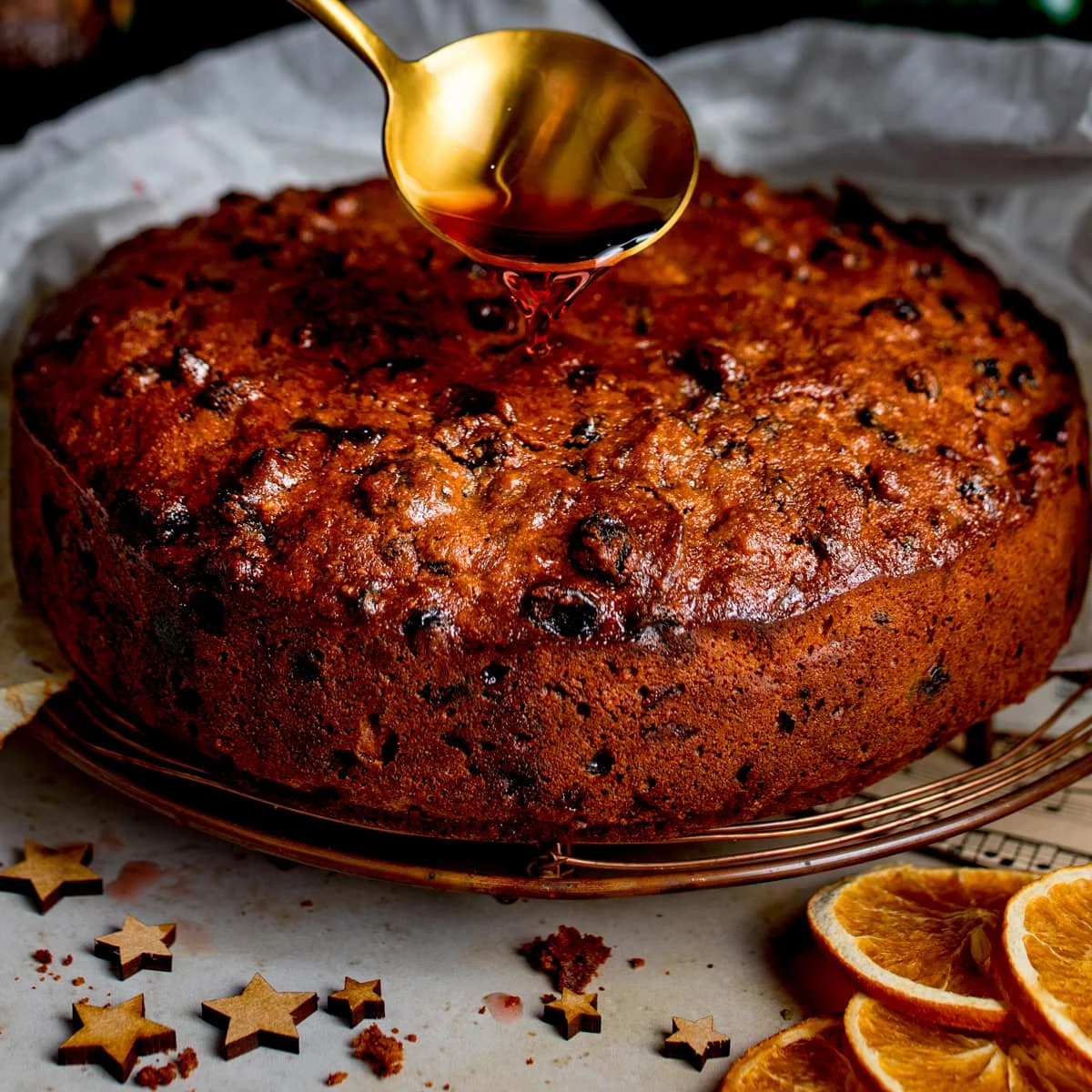 christmas cake crossword clue