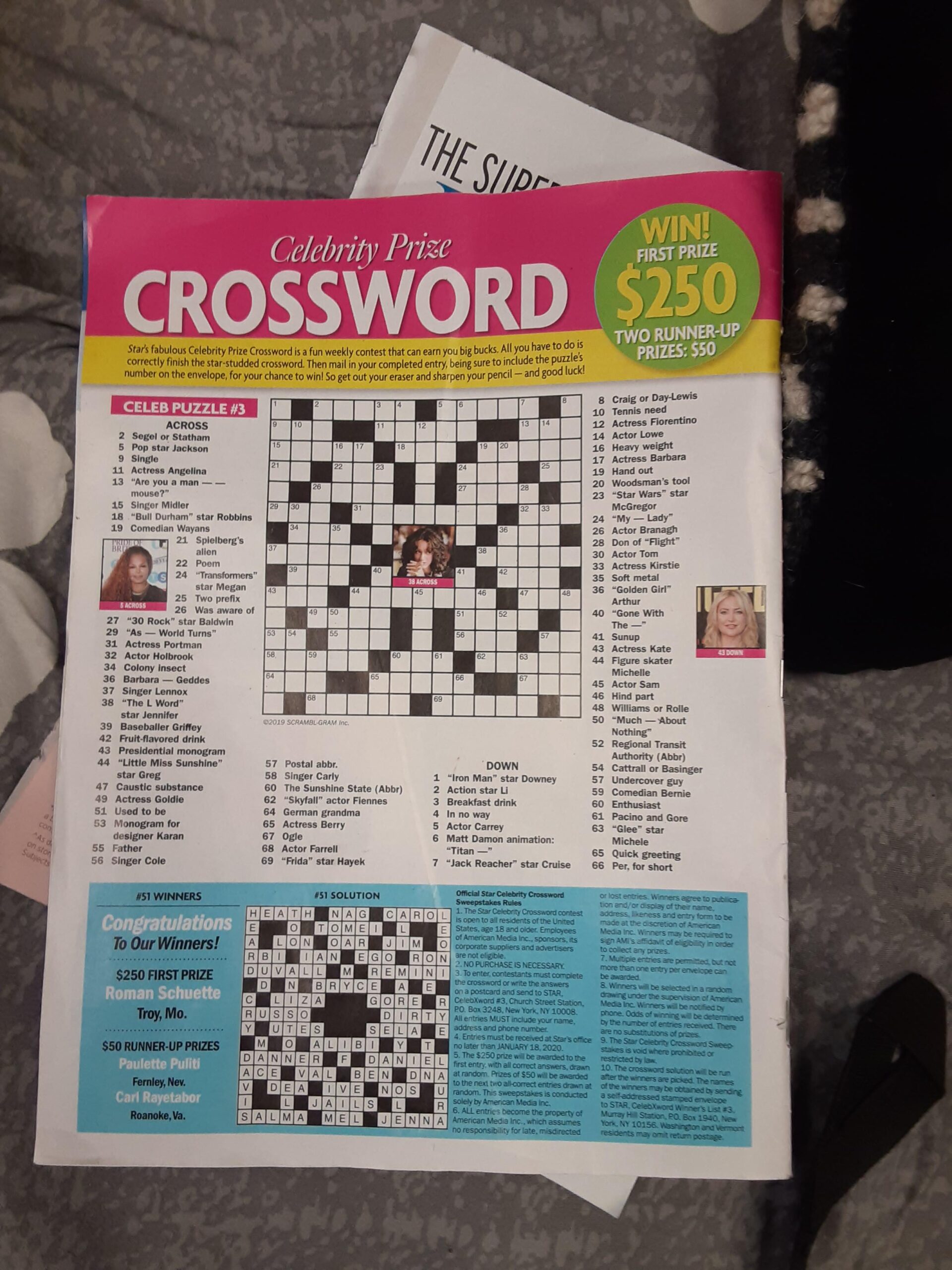 Pan Crossword