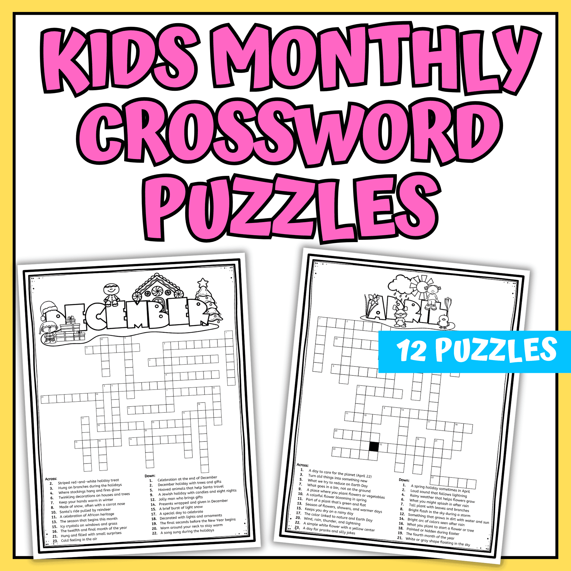 Printable Crossword Puzzles