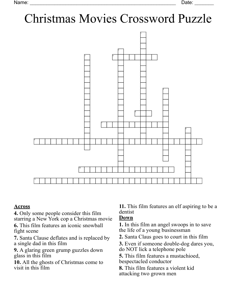 christmas scene crossword clue
