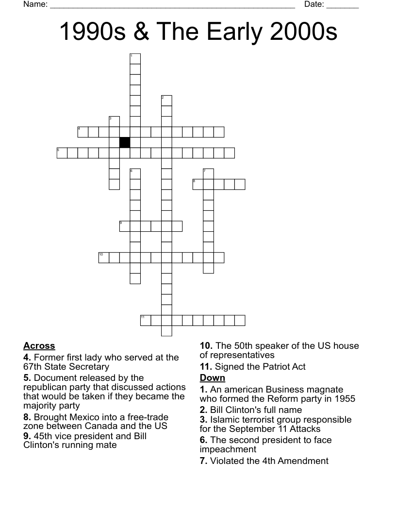 bill clinton nyt crossword puzzles easter eff