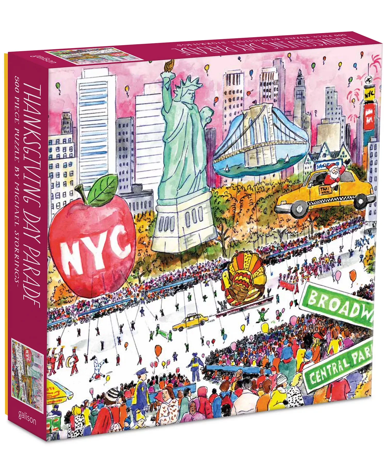 Puz 500 Michael Storrings Thanksgiving Day Parade 500 Pieces By Galison