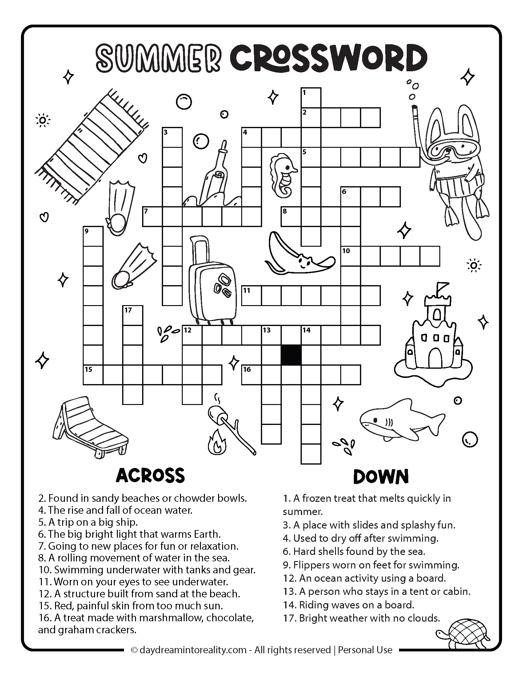 Summer Crossword Pages