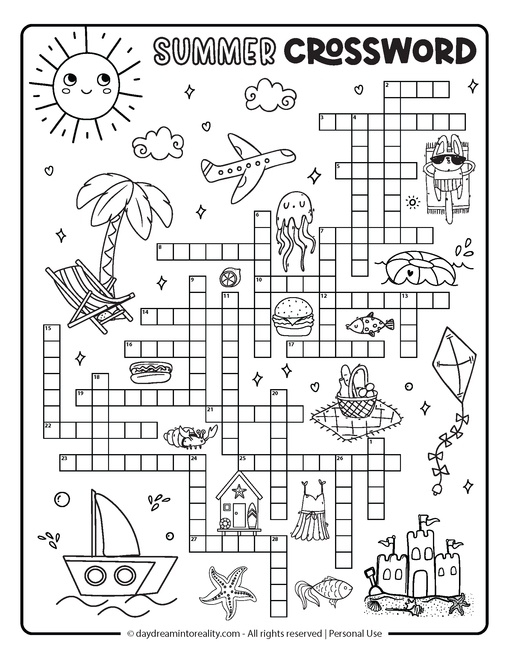 Summer Crossword Pages