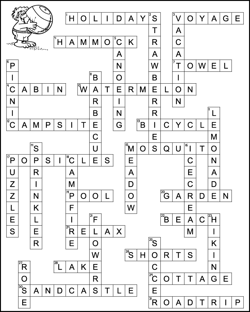 Summer Crossword Puzzle