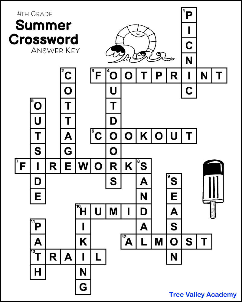 crossword puzzles printable with answers