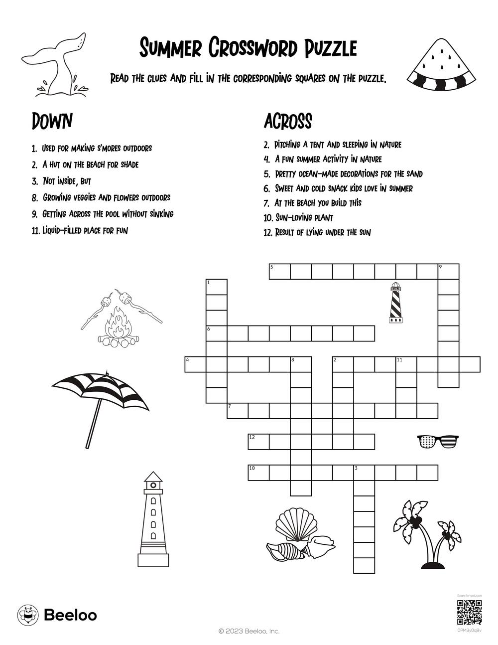 Summer Crossword