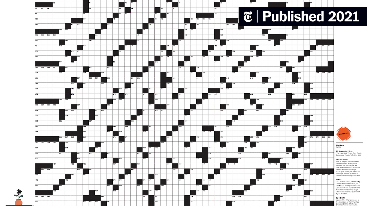 Supermega 2021puzzlemania Crossword