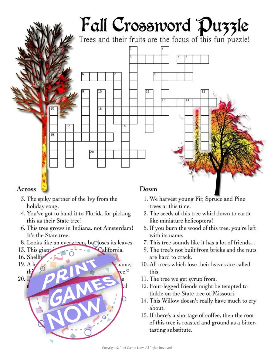 Thanksgiving Crossword Puzzles Pack Thanksgiving Crossword Puzzles Pack