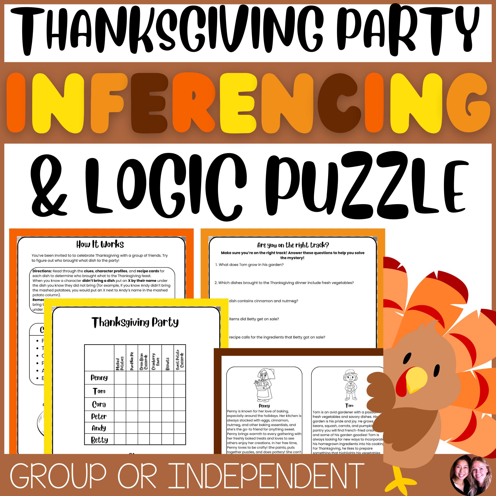 Thanksgiving Party Inferencing Logic
