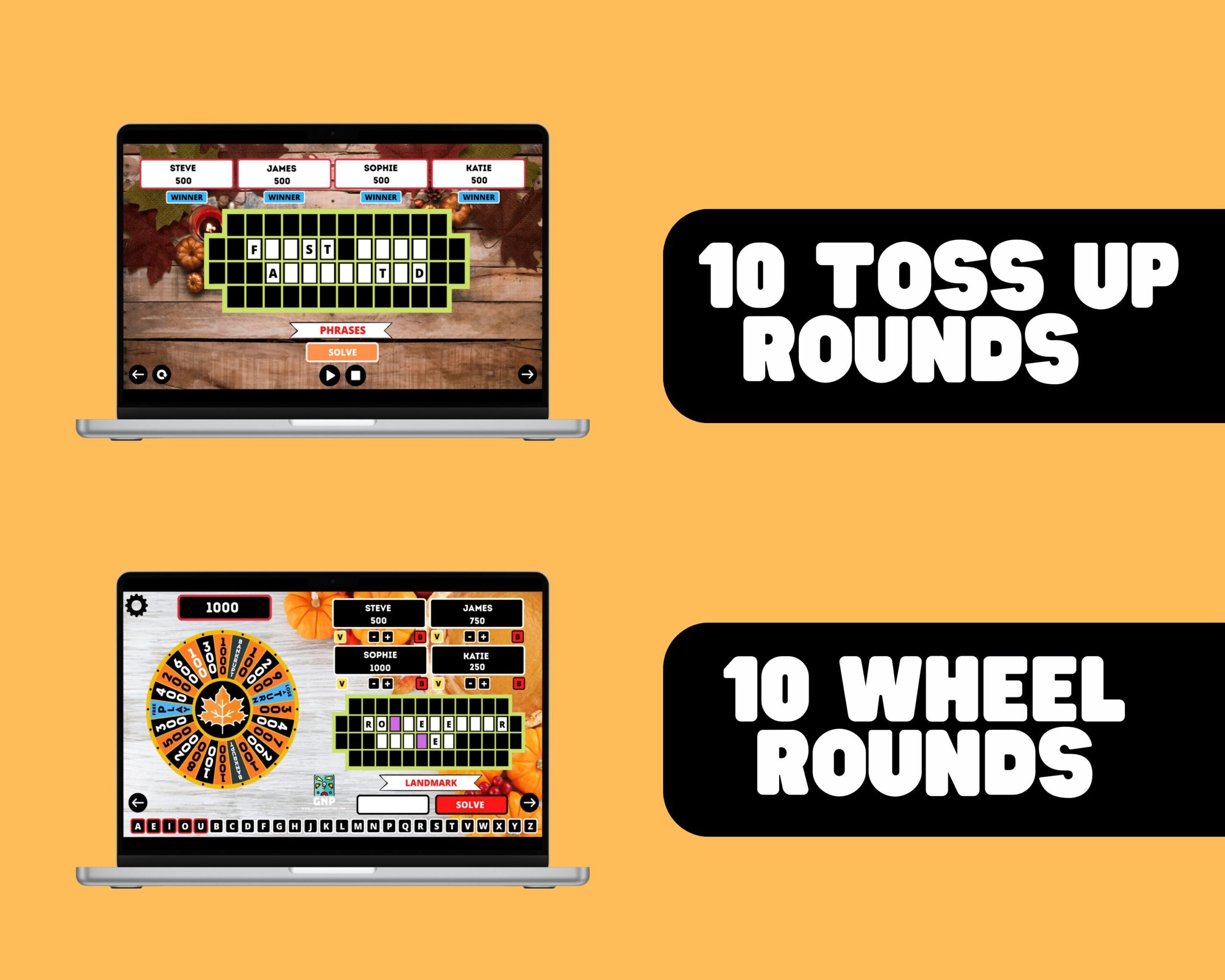 Thanksgiving Wheel Of Fortune Game Thanksgiving Wheel Of Fortune Game