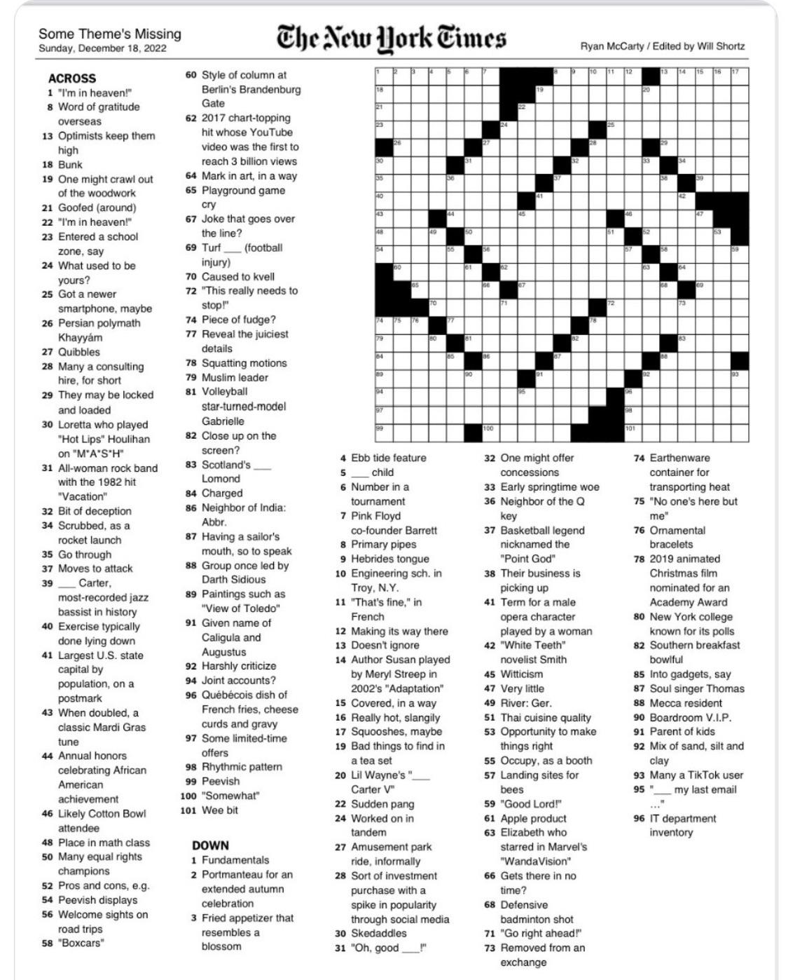 free printable crossword puzzles medium difficulty