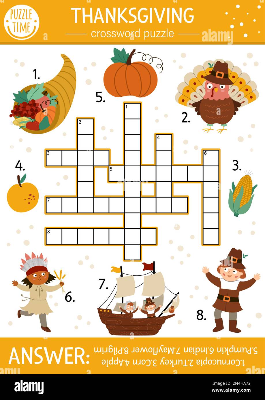 Vector Thanksgiving Crossword Puzzle For Kids Simple Autumn Quiz With Traditional Symbols For Children Educational Activity With Turkey Pilgrim Pu Image519150886 Vector Thanksgiving Crossword Puzzle For Kids Simple Autumn Quiz With Traditional Symbols For Children Educational Activity With Turkey Pilgrim Pu Image519150886