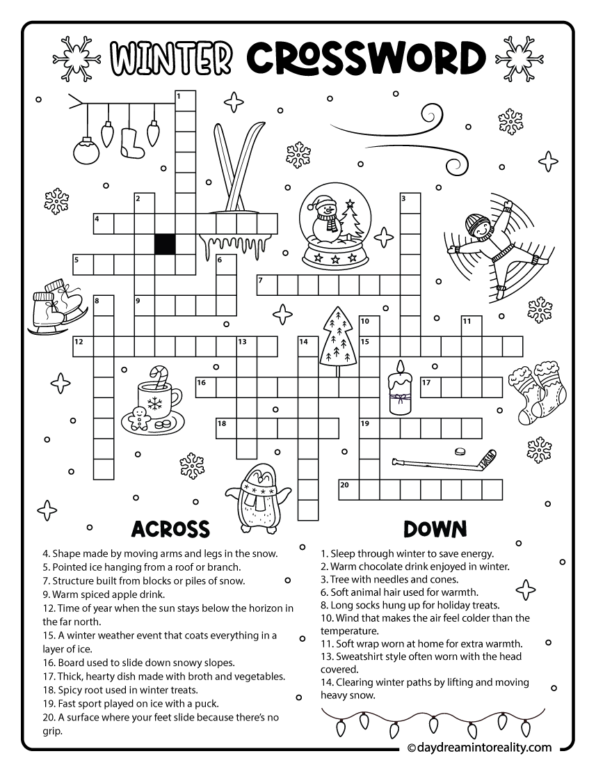Winter Crosswords
