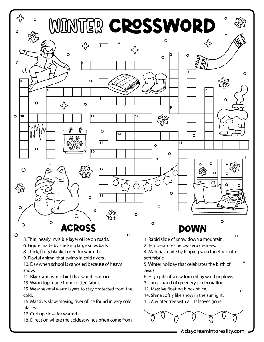 Winter Crosswords