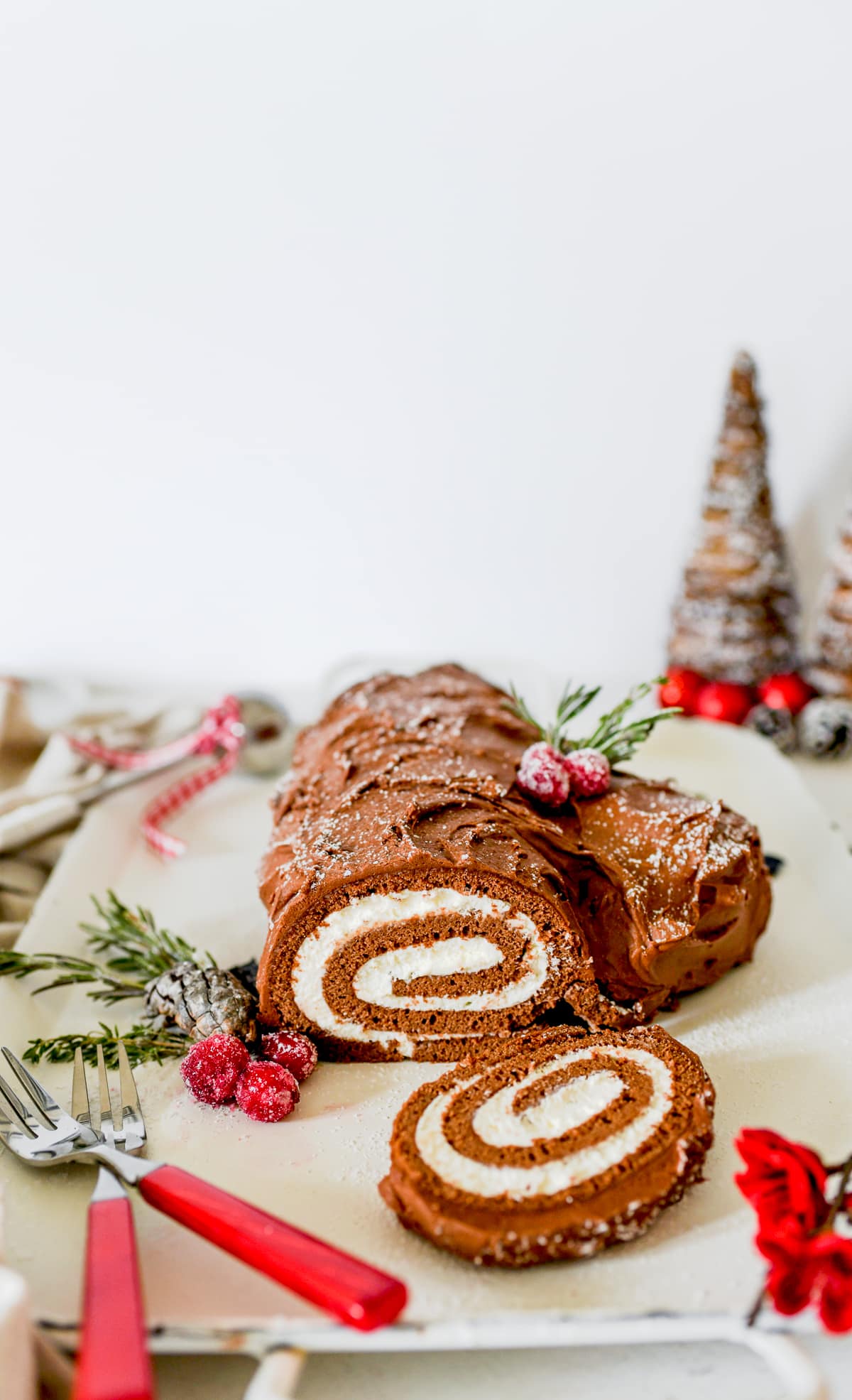 Yule Log Cake