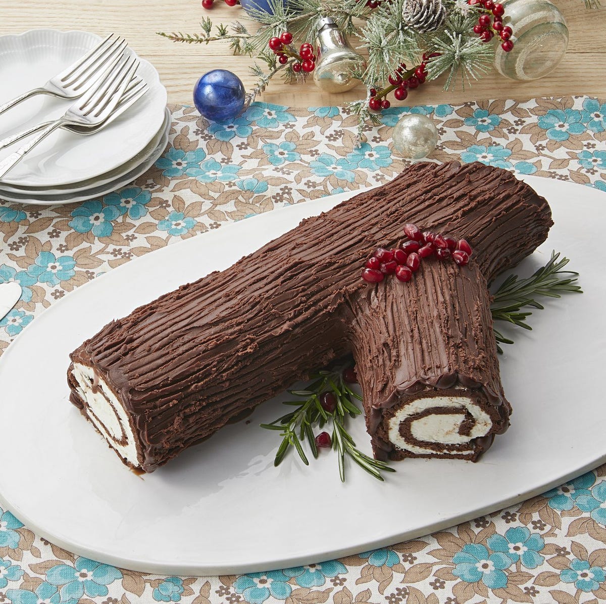 log christmas dessert crossword clue